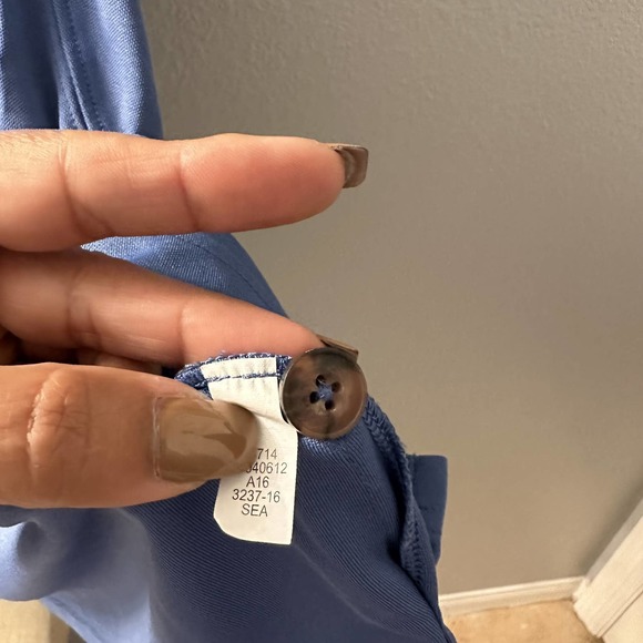 Duluth Trading Co. Men's Blue Performance Trim Fit Short Sleeve Polo Shirt Large - Picture 8 of 8